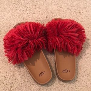 UGG Cindi Fringe Slide